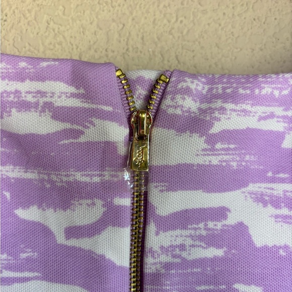 NWT Lilly Pulitzer Gellar Stretch Shift Dress in Purple Iris On The Horizon XL - Picture 8 of 11
